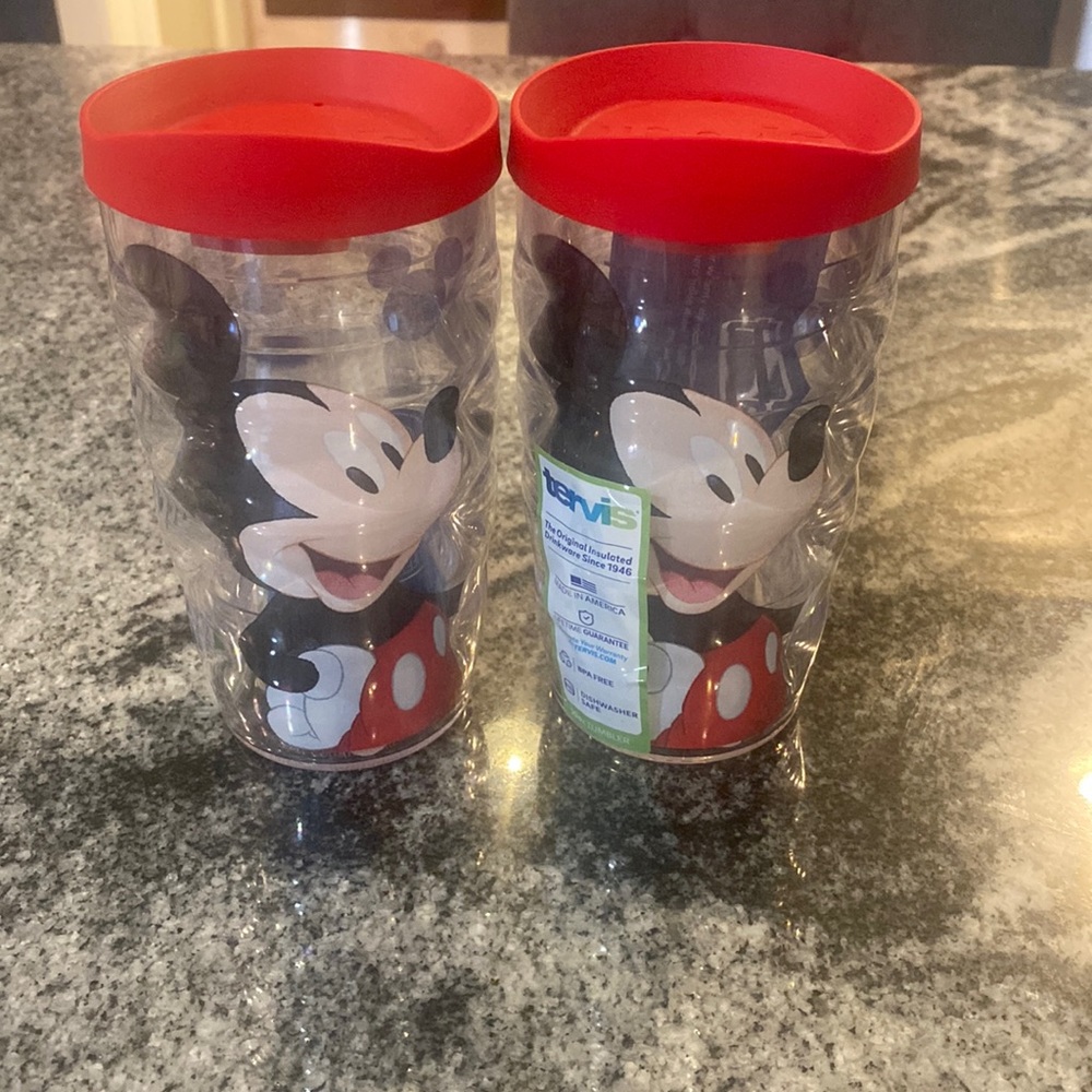 Two new Mickey mouse Tervis cups